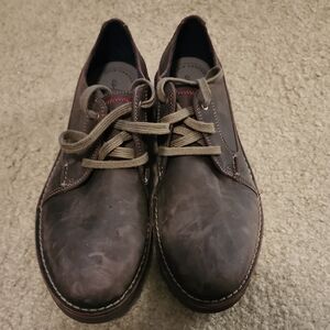 Clark's Men's Real Brown Leather Shoes.